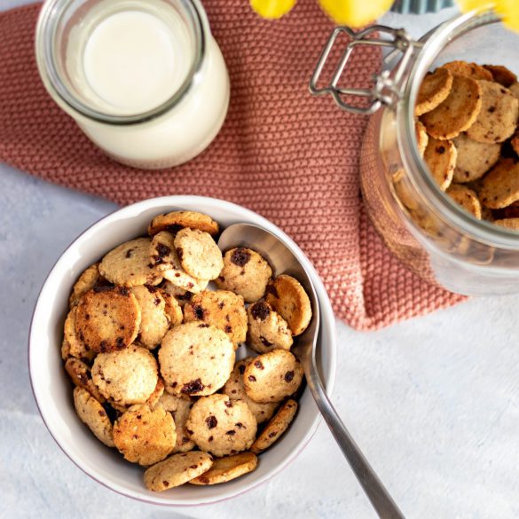 Fructosefreie Mini-Frühstücks-Cookies